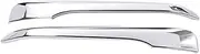 FUWKAIZS 2pcs Front Fog Lamp Lights Strips Trim Cover Compatible for BMW X1 F48 2016 2017 2018 2019 Auto Exterior Accessories(Bright Silver)