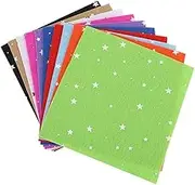 Star Pattern Handcraft Non Woven Fabric Craft Square Sheet DIY Material for Sewing (30 * 30cm)