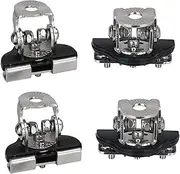 NZBZHHZGPL 1Pair/4x Stainless Steel Hood Led Work Light Bar Mount Bracket Clamp Holder Boat Truck Universal Car Offroad for Lada 4x4 SUV car Light(4pcs)