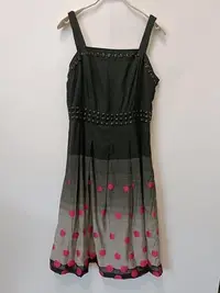 在飛比找Yahoo!奇摩拍賣優惠-專櫃Moosaya黑色圓點氣質洋裝11*