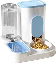 Automatic Pet Feeder,Dog Feeder Automatic Cat Food Dispenser - 2 in 1 Large Capacity Container Waterer Food Bowl, Feeding Station for Kitten Puppy Home Apartment