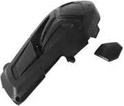 Black Motorcycle Engine Bolt Transmission Guard Cover Compatible With Vespa GTS 300 GTS300 GTV 300 GTV300 HPE(Bright black)