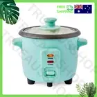 Green 1.5 Cup Mini Rice Cooker with Measuring Cup - Free Shipping