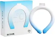 [Generic] Ice Wrap Neck Cooler - Chilly Ice Ring Neck Cooler,Safe Reusable Personal Pack Collar for Outdoor Kids Adults Head Home Sports Work