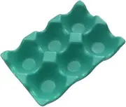 [SEWACC] Modern Ceramic Egg Holder 6 Grids Egg Storage Box Anti-Slip for Fridge