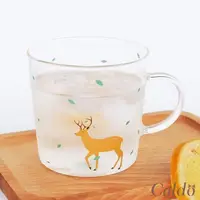 在飛比找momo購物網優惠-【Caldo 卡朵生活】童趣動物高硼矽耐熱透明馬克杯