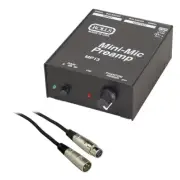 Rolls MP13 Mini Microphone Preamp with SM Series XLR Microphone Cable - 6'