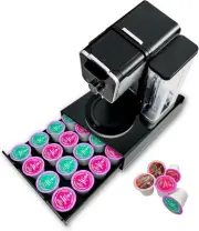 K Cup Coffee Pod Holder Drawer, 20 Capacity Organizer, Storage for Nespresso ...