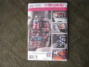Sewing Pattern SIMPLICITY # 3731 CAR ORGANIZERS 5 Patterns NEW-UNCUT- NOS ©2007