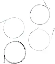 OFFIGAM 4Pcs Durable Nylon Cello Strings for Professional Use Standard Tension Cello Accessories for Bright Tone and Beautiful Sound