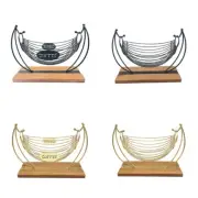 Metal Coffee Storage Stand Large Capacity Coffee Pods Organizer Espressos Holder