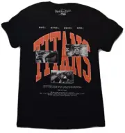 Ripple Junction Attack On Titan Mens Titans Black Shirt NWT S