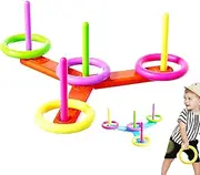 Toss Outdoor Play Set - Lawn Throwing Ring Set | Indoor Ring Throwing Activity, Throwing Games Set for Kids, Ring Throwing Game for Parties, Ring Game