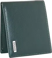 [BAGMAN] Everett Leather Wallet for Men, GREEN, Classic