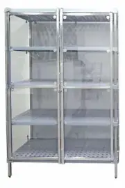Security Cage for Coolroom Dry or Freezer Storage Steel Wire Grid 1800H x 600W