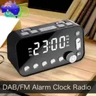 A1 Digital Desktop Alarm Clock Dual USB Charging Port LED Display DAB FM Radio