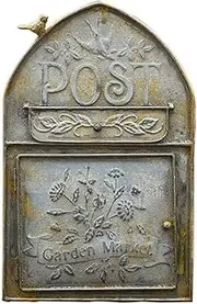Wall-Mount letterboxes, American Style Letterbox,Wall Mounted Postbox Mailbox,Outdoor Parcel Drop Box, Houses Front Door Office Safe Mail Post Letter Box