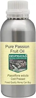 Devprayag Pure Passion Fruit Oil (Passiflora edulis) Natural Therapeutic Grade Cold Pressed 1250ml (42 oz)