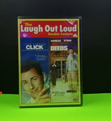 Click and Mr Deeds New Sealed NIP NIB Adam Sandler Laugh Out Loud Double Feature