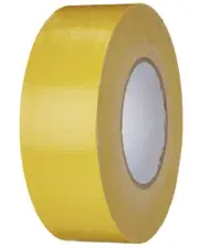 T.R.U. Industrial Duct Tape. Waterproof UV Resistant Yellow 3 in X 60 Yd.