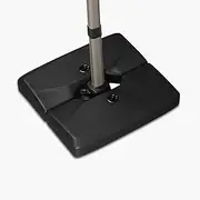 Purple Leaf Patio Umbrella Base Water and Sand Filled Weighted Base Outdoor Umbrella Base for Cantilever Offset Umbrella, 100 KG, Black