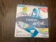 Tampax Active Tampons Light Unscented