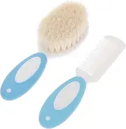 ibasenice 2pcs Brush Set Hair Clips Newborn Scalp Scrubber Hair Hair Sensory Hair Brush for Feeder Toothbrushes Hair Clippers Blue Abs