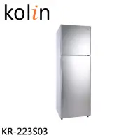 在飛比找momo購物網優惠-【Kolin 歌林】230L 二級能效精緻雙門冰箱(KR-2