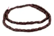 Brown Faceted Rectangle Afghan Stone Beads 4mm Afghanistan Gemstone
