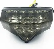 Motorcycle Indicators Turning For Y&amaha FZ600 FZ6 For FAZER 2004-2009 Motorcycle LED Taillights Brake Assembly With Steering Rear Tail Light Running(Smoked)