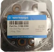 10pc Agilent 5188-5366 O-ring Non-Stick Flip-Top #XX
