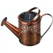 LED Solar Watering Can String Light Shower Outdoor Garden Art Tree Decor Lamp