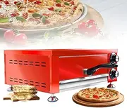 12" Electric Pizza Oven, 1000W Commercial Countertop Pizza Oven Pizza Maker with Insulated Handle&Crumb Tray,Adjustable Temperature 0~572°F (0~300°C),Drawer Toaster Oven for Home Restaur