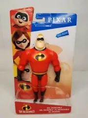 Pixar The Incredibles Mr. Incredible Posable Toy Action Figure V2