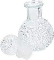 CIYODO Elegant 250ml Whiskey/Brandy Decanter Glass Liquor Dispenser Bottle Stopper Bar Accessory
