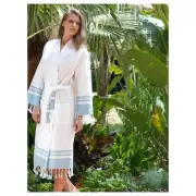 TURKISH COTTON-PESTEMAL ROBE