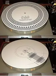 Acrylic Turntable Mat Cartridge Alignment Protractor Strobe Disc Stroboscope