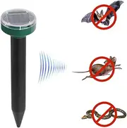 YaSao Solar Mole Repellent Sonic Deterrent Repeller Snake Rodent Gopher Chaser Pest Control for Lawn Garden Yard Home
