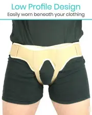 Vive Hernia Belt Single/Double Inguinal, Sports Hernia Two Removable Pads & Adju