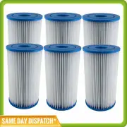 6 x INTEX TYPE A / KRYSTAL CLEAR POOL CARTRIDGE FILTER ELEMENT