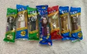 7 Star Wars PEZ Dispensers & Candy, Unopened. No Expiration Date On Packages