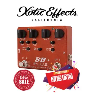 『美國手工』 Xotic BB Preamp Plus + 增益 效果器 BBPL 萊可樂器