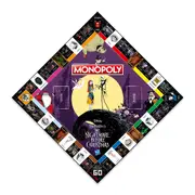 Monopoly Nightmare Before Christmas Edition Family Tabletop Themed Board Game 8+