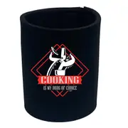 Cooking Is My Choice - Funny Novelty Stubby Holder