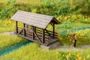HO Scale Building - 14372 - Covered Pedestrian Bridge - Kit