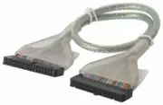 Floppy Disc Disk IDC FDD Round cable Lead, 0.46M long. Keep your cabling neat.