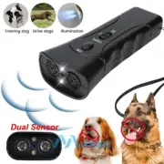 Dual Sensor Ultrasonic Anti Barking Device Dog Bark Deterrent with 3 Modes & LED