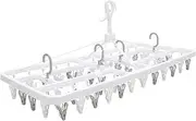 Sangyo Pinch Corner Hanger, 60 Pinch, Pull Only, Corner Hanger, Side Hook, Laundry Hanger, Pinch Hanger, Foldable, Laundry Dryer, Clothes Drying Hanger