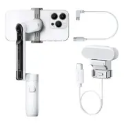 Insta360 Flow AI Smartphone Selfie Tripod Gimbal + Spotlight Kit Android Cable