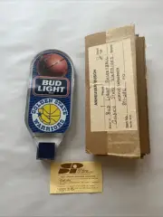 Budweiser Bud Light NBA Golden state Warriors tall Acrylic Beer Tap Handle